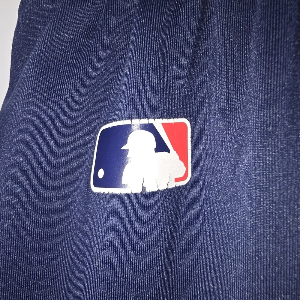 Nike Team Atlanta Braves MLB Dri-FIT Shorts Men's XL Navy Red Athletic